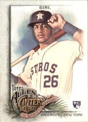 2022 Topps Allen & Ginter Base Set Jose Siri #296 card