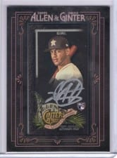 Jose Siri 2022 Topps Allen & Ginter X Mini Black Frame Autographs card