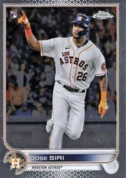 2022 Topps Chrome Base Set Jose Siri #204 card