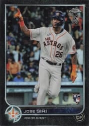 2022 Topps Chrome Ben Baller Edition Base Set Jose Siri #204 card