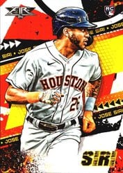 2022 Topps Fire Base Set Jose Siri #4 card