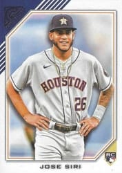 2022 Topps Gallery Base Set Jose Siri #88 card