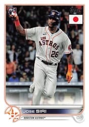 2022 Topps Japan Edition Base Set Jose Siri #216 card