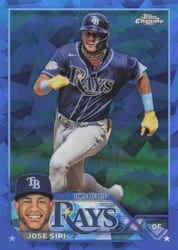 2023 Topps Chrome Update Sapphire Edition Base Set Jose Siri #USCS78 card