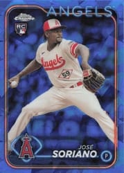 2024 Topps Chrome Sapphire Edition Base Set José Soriano #15 card