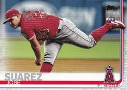 2019 Topps Update Base Set Jose Suarez #US14 card