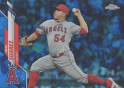 2020 Topps Chrome Update Sapphire Edition Base Set Jose Suarez #U-46 card