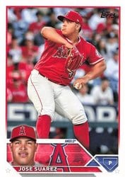 2023 Topps Base Set Jose Suarez #609 card