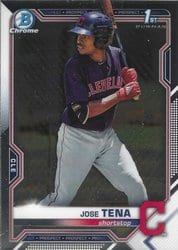 2021 Bowman Chrome Prospects Jose Tena #BCP-128 card