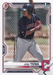 2021 Bowman Prospects Jose Tena #BP-128 card