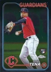 2024 Topps Chrome Base Set José Tena #29 card
