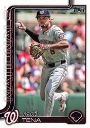 2025 Topps Base Set José Tena #552 card