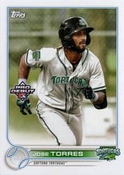 2022 Topps Pro Debut Base Set Jose Torres #PD-108 card