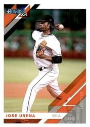 2019 Donruss Base Set Jose Urena #114 card