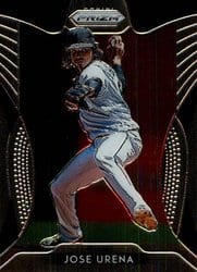2019 Panini Prizm Base Set Jose Urena #49 card