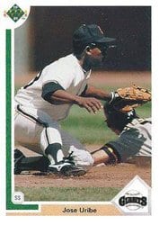 1991 Upper Deck Base Set Jose Uribe #207 card