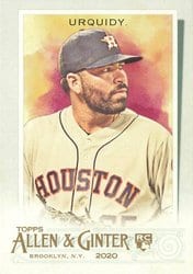 2020 Topps Allen & Ginter Base Set Jose Urquidy #276 card