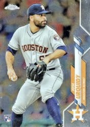 2020 Topps Chrome Base Set Jose Urquidy #142 card
