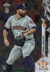 2020 Topps Chrome Ben Baller Edition Base Set Jose Urquidy #142 card