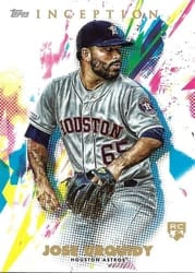 2020 Topps Inception Base Set Jose Urquidy #79 card