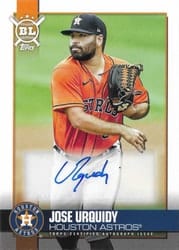 2021 Topps Big League Big League Autographs Jose Urquidy #BLA-JU card