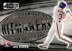2002 Upper Deck 40-Man Base Set Jose Vidro #1061 card