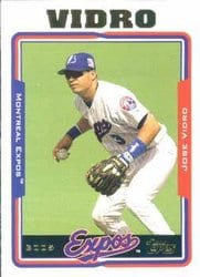 2005 Topps Base Set Jose Vidro #60 card