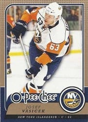 2008-09 O-Pee-Chee Base Set Josef Vasicek #46 card