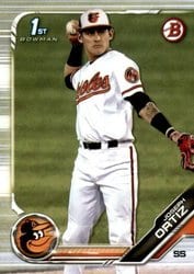 2019 Bowman Draft Base Set Joseph Ortiz #BD-23 card