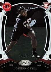 2021 Panini Certified Base Set Joseph Ossai #166 card