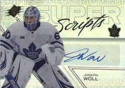 2024-25 SPx SuperScripts Joseph Woll #SS-JW card
