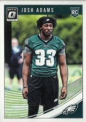 2018 Donruss Optic Base Set Josh Adams #146 card
