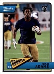 2018 Panini Classics Base Set Josh Adams #247 card