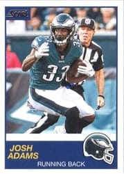 2019 Score Base Set Josh Adams #185 card