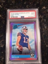 2018 Donruss Optic Josh Allen #154 card