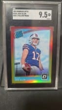 2018 Donruss Optic Josh Allen #154 card