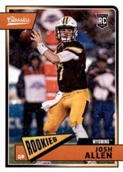 2018 Panini Classics Base Set Josh Allen #207 card