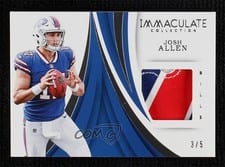 2018 Panini Immaculate Collection Josh Allen #4 card