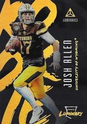 2018 Panini Luminance Luminary Josh Allen #12 card