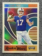 2018 Panini Playoff Rookie Wave Josh Allen #4 card