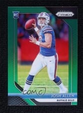2018 Panini Prizm Josh Allen Green Prizm #205 card