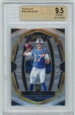 2018 Panini Select Josh Allen #139 card