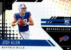 2018 Panini Unparalleled Base Set Josh Allen #207 card