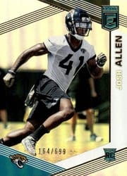 2019 Donruss Elite Base Set Josh Allen #121 card