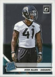 2019 Donruss Optic Base Set Josh Allen #193 card