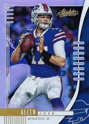 2019 Panini Absolute Base Set Josh Allen #7 card