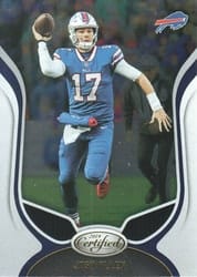 2019 Panini Certified Base Set Josh Allen #4 card