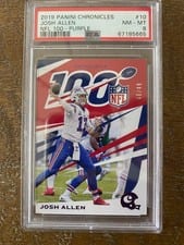 2019 Panini Chronicles Josh Allen #10 card