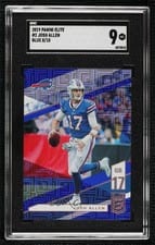 2019 Panini Donruss Elite Josh Allen Blue #2 card