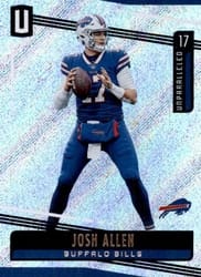 2019 Panini Unparalleled Base Set Josh Allen #1 card